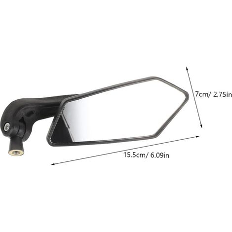 KOSO 10mm universal rearview mirror for electric vehicles, motorcycle plastic accessories, reversing mirror (1/4)