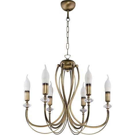 Lampadario a candelabro Melody Patina (1/4)