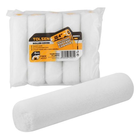 RULLO RICAMBIO ACRILICO 10 CM ALTEZZA FIBRA 4 MM (1/3)