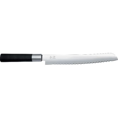 Cuchillo de pan kai Wasabi Black negro 23 cm acero