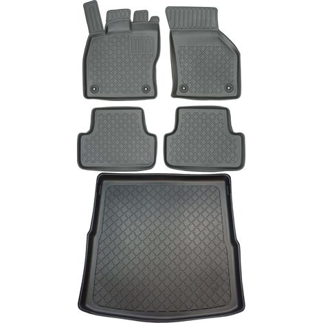 Set di tappetini per auto e tappetino per bagagliaio per Volkswagen Golf VII Kombi dal 09.2013 al 06.2020. (1/5)