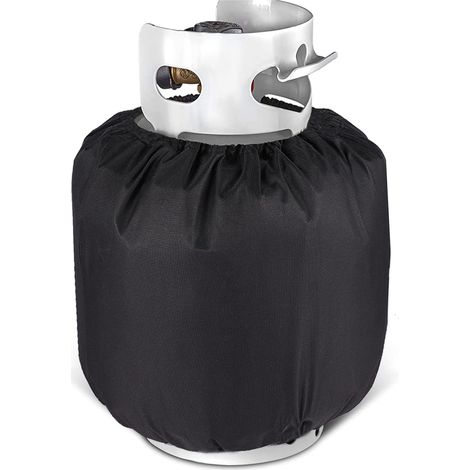 Housse De Réservoir De Propane,Housse De Protection pour Bouteille De Gaz De 20 LB,Housse de Protection pour Bouteille de gaz,Réservoir De Gaz 600D Oxford Anti-UV Imperméable(42x35cm) (1/5)