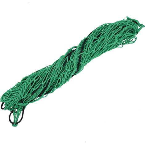 Filet pour remorque avec corde élastique vert 3x1,65 m PP