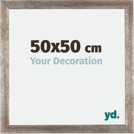Cadre Puzzle 50x50 cm - cm - Métal Vintage - MDF - Mura. (1/5)
