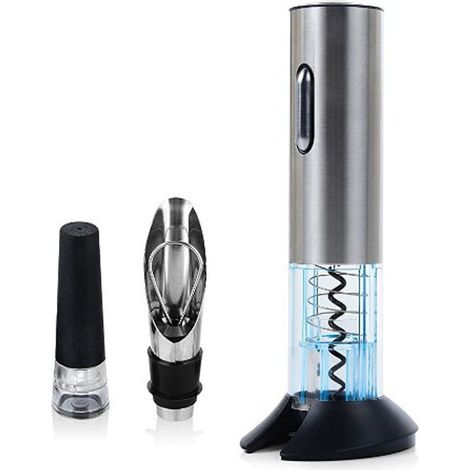Tire-bouchon Electrique Rechargeable en Acier Inoxydable Avec Port de Charge USB (1/5)