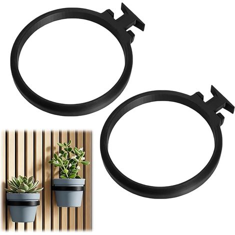 2PCS Acoustic Panel Accessories Plant Support No Drilling Holder (1/5)