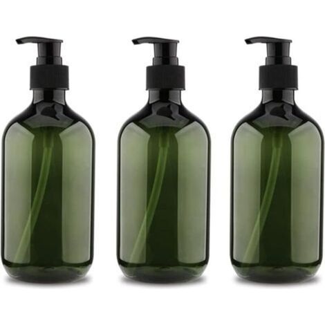 Set mit 3 Pumpflaschen à 5 ml, Shampooflasche, wiederbefüllbare Flüssigkeitsspenderflasche, wiederbefüllbare leere Pumpflasche, wiederbefüllbare leere Seifenpumpflasche (1/5)