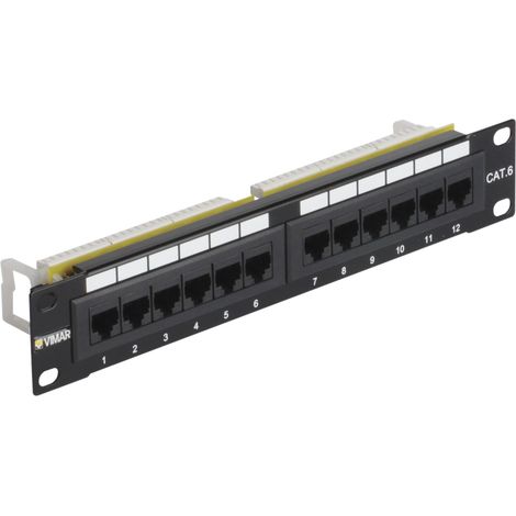 VIMAR - 03303.3 Pannello 10in 12 RJ45 Cat6 UTP 1u