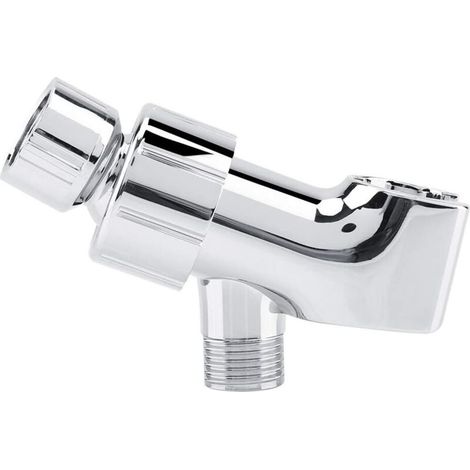 Robinet Mural Cuisine, Mitigeur Mural Inoxydable, Pivotant à 360° pour Évier de Cuisine, Eau Chaude et Froide, Trous de Montage Réglables, Bras Pivotant 23cm, Brossé (1/3)
