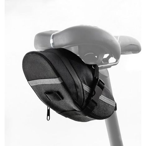 Untersatteltaschen – Wasserdichte Untersatteltaschen mit Reflektorstreifen, einfach zu montierende Fahrradtaschen für Rennradfahrer und Mountainbiker (1/5)