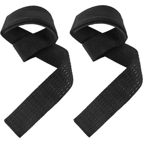 Sangles De Poignet - Pour Haltérophilie Soulevé De Terre Musculation - Réglables Avec Boucle Ouverte - Lot De 2 (1/5)