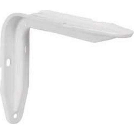 10PZ MENSOLA "EUROPA" BIANCA - mm.150x32x110h. colore bianco