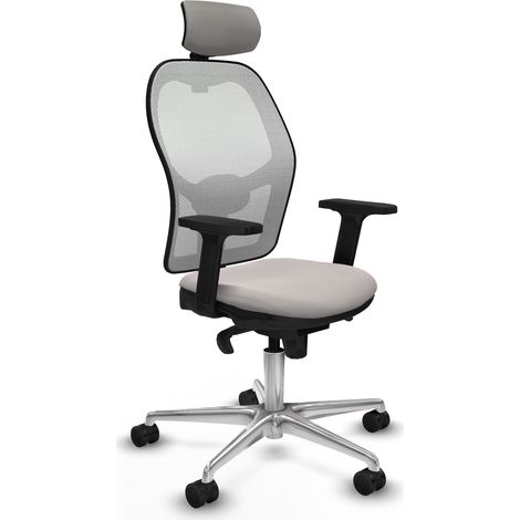 Sedia piqueras y crespo Jorquera bianco schiuma confortevole