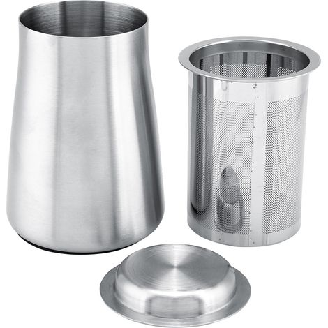 Edelstahl-Kaffeepulversieb, staubdichter Mehlfilterbecher, Mühlenzubehör (1/5)