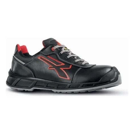 Scarpe antinfortunistiche U Power Billie S3S Nero/Rosso 38