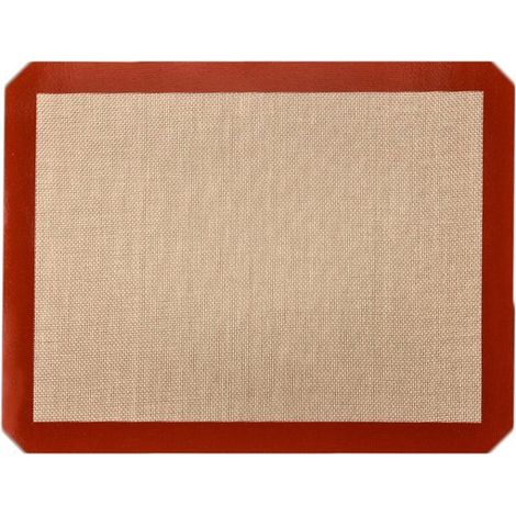 Tapis De Cuisson - Silicone Et Fibre De Verre - Antiadhésif Réutilisable - Pour Four Et Plaque À Pâtisserie - 1 Pièce (1/5)
