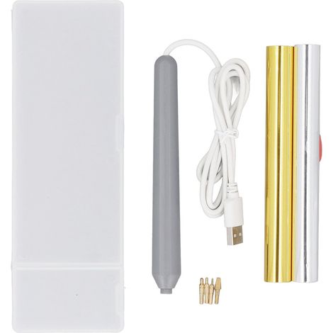 Stylo d'estampage à Chaud USB Stylo d'estampage de gaufrage à Feuille Chaude léger portatif pour Photo (1/5)