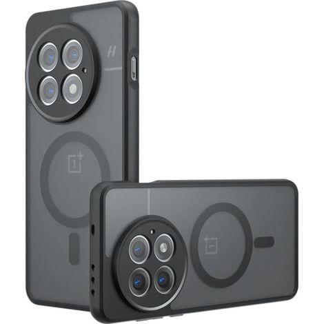 Funda para OnePlus 13R, compatible con MagSafe, funda mate Erbord, color negro. (1/5)