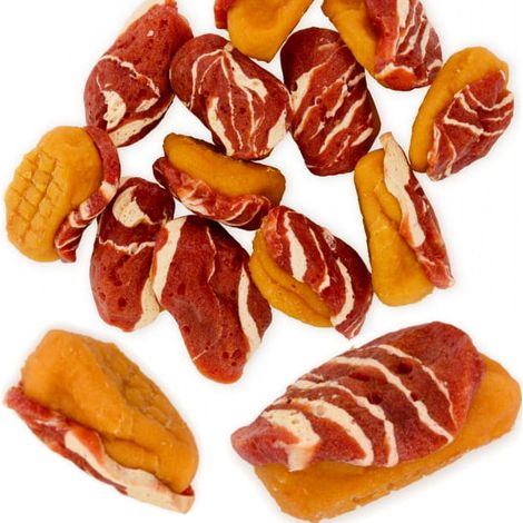 Premio para perros, snack Nigiri Sushi Salmón con Pato Woof y Miau 500g