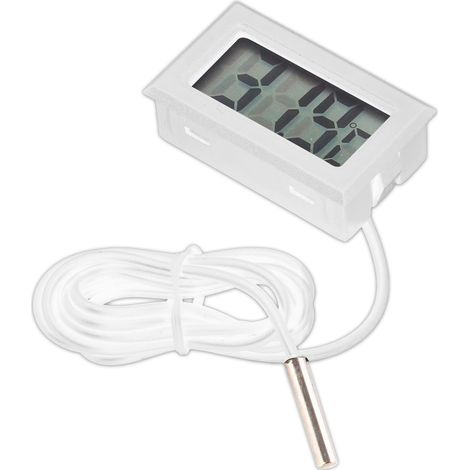 TERMOMETRO DIGITALE -40  70 a sonda Con Sonda 90cm Uso Refrgerazione Universale