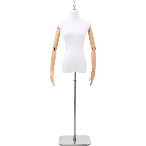 Teenpull – Verstellbare Mannequin 165-213 cm mit Fuß Weiblich PP Weiß (1/5)