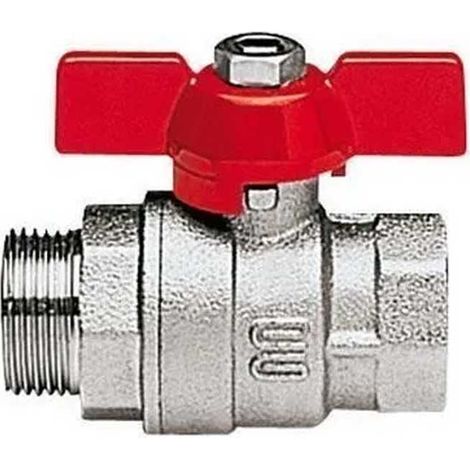 Enolgas Valvola a sfera Topic per acqua PN 50 MF 1/2 con farfalla  S0208N34 (1/2)