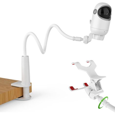 Support Universel pour Babyphone, Appareil Photo et Téléphone Portable - Moniteur Vidéo Flexible pour Chambre d'Enfant (1/5)