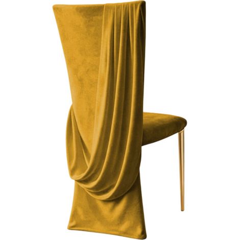 Elegante coprisedia da matrimonio in poliestere color oro