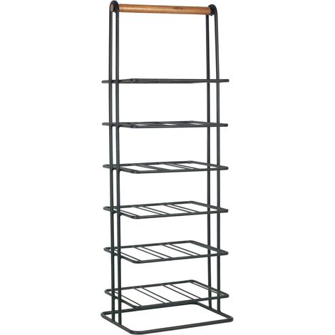 Signes Grimalt Botellero Cocina  Botellero De Pie Botelleros Negro 24x32x90cm 20784