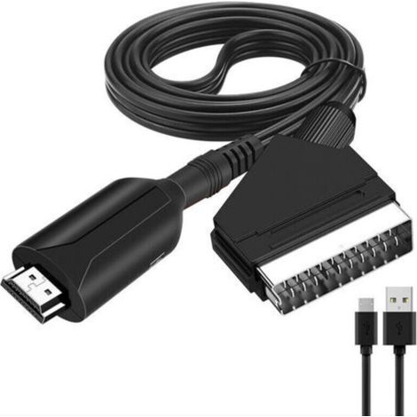 Convertisseur péritel vers Hdmi adaptateur Audio vidéo pour Hdtv/dvd/décodeur/ps3/pal/ntsc Starlight - RWConvertisseur de tension..