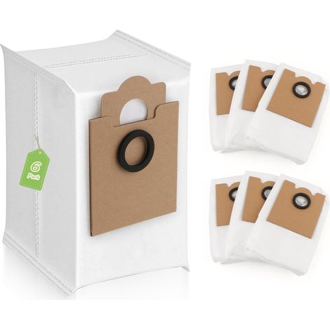 6 Pièces Sacs à Poussière pour Lefant M2 Pro / M2S Pro Sacs à Poussière de Rechange Aspirateur Accessoires (1/5)