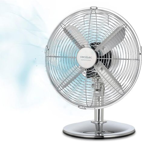 cecotec EnergySilence 620 RetroDesk Ventilator Silber