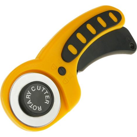 Cutter rotatif avec lame circulaire de 45 mm. Coupe pivotante pour tissus et papier (1/5)