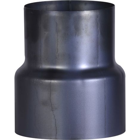 FireFix Reduzierstück Ø 120 - 100 mm gebläut Ofenrohr Reduzierung Rauchrohr