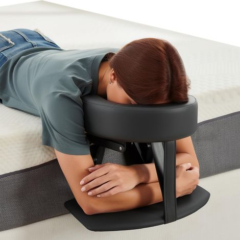 Appui-tête de lit réglable à 180 ° avec appuie-tête de visage avec accoudoirs, sac de rangement pour matelas d'une épaisseur de 14 à 45 cm (1/5)