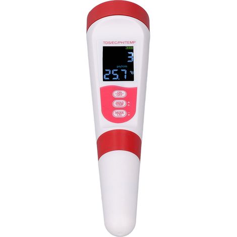 Wasserqualitätstester Genaue Messung PH EC TDS TEMP 4-in-1 Modularer Wassertester