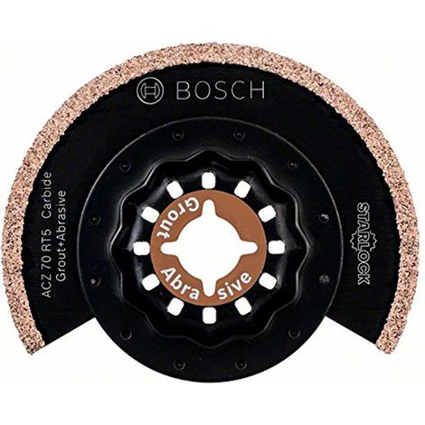 Bosch 1x Carbide-RIFF Schmalschnitt-Segmentsägeblatt Starlock ACZ 70 RT5 - 2609256975