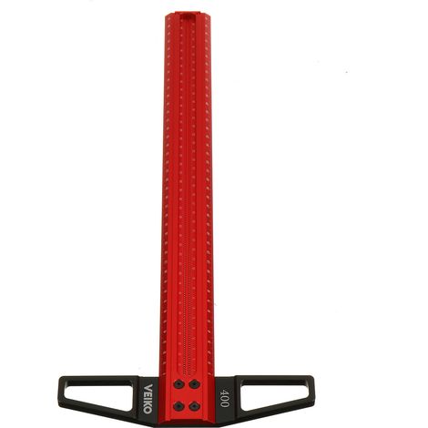 Aluminum Scriber Woodworking Ruler T-type Line Square Scribe Carpentry Marking 600mm (1/3)
