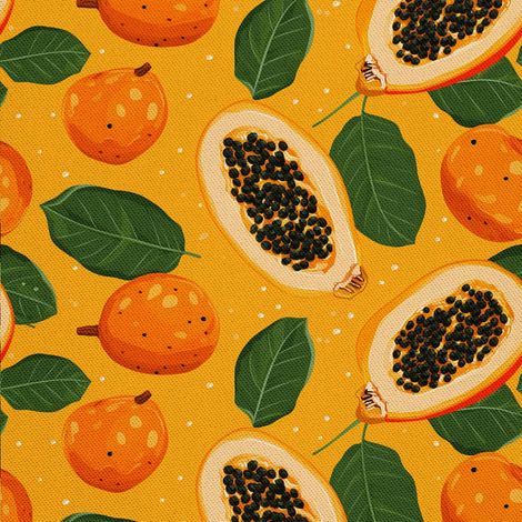Tela decorativa para exteriores Oxford - Motivo frutal  DX6537 (1/5)