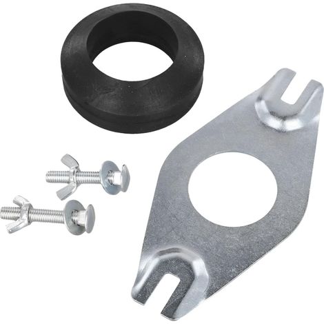 Kit de raccord pour cuvette WC et réservoir avec support en métal (1/5)