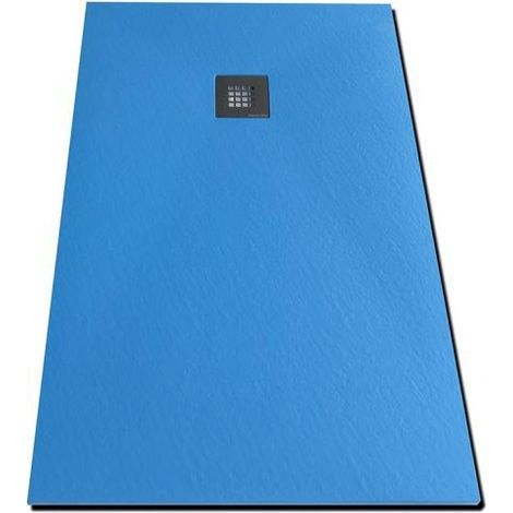 Piatto Doccia Slim Effetto Pietra Filo Pavimento Tagliabile Angolare Marmoresina - Dimensione Piatto 70x140