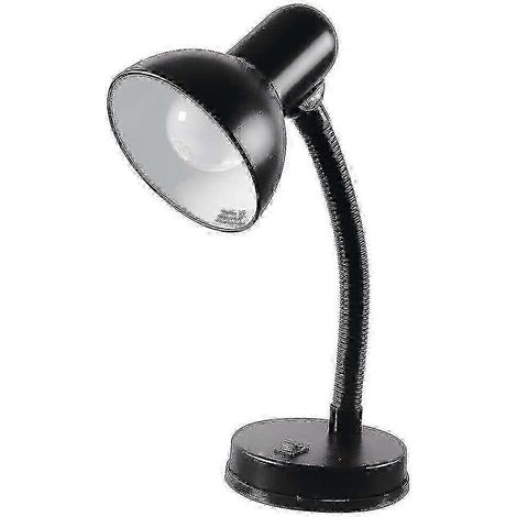 Lampe de bureau classique 35 watts avec col flexible multifonction et interrupteur marche/arrêt intégré (1/5)