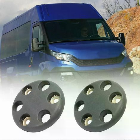 1 Paar Radnabenabdeckungen für Iveco Daily III/IV 1999-2013 Radnabenabdeckungen 93824452 (1/4)