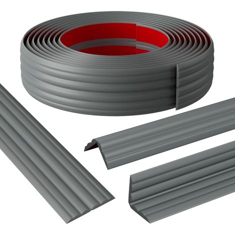 Fuleadture Bandes anti-collision, autocollants anti-collision, mastic d'étanchéité pour joints d'angle, protections d'angle pour angles intérieurs et extérieurs, bandes d'étanchéité pour joints - 4 cm