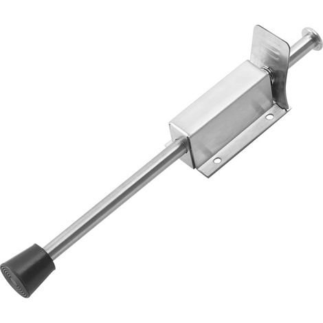 Guide de porte à pédale 130-165 mm en Acier inoxydable Butoir de porte Amortisseur de sol Bloque-porte Cale à pédale Quincaillerie (1/5)