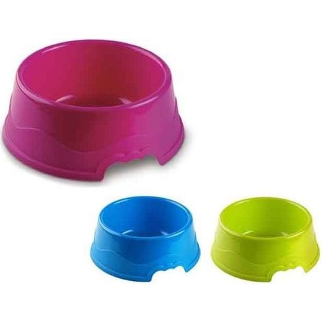 Bol Cocker Pour Chien Animaux Plastique 1.90 Litre Couleurs Variées (1/4)