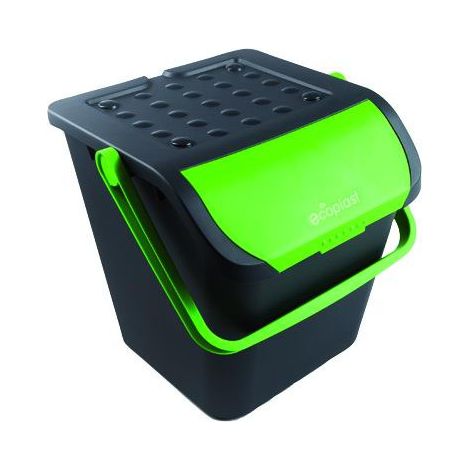 Conteneur de tri écologique vert 35 l, verre