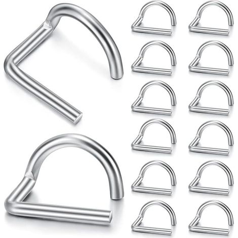 20 Pieces of 2 Inch Pigtail Pins, Gravity Locking Pins for G-Shaped Scaffolding for Steel Scaffolding (1/5)