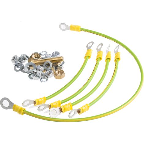 Rs Pro – Kit mise à la terre pour cadre – Longueur 1m – Acier galvanisé – Résistant à la corrosion – Utilisation en environnement humide