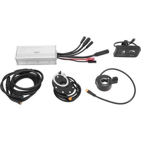 Kit conversion batterie lithium vélo 22A contrôleur LED écran S810 câble liaison 1 vers 2 pour moteur à engrenages 500W (1/5)